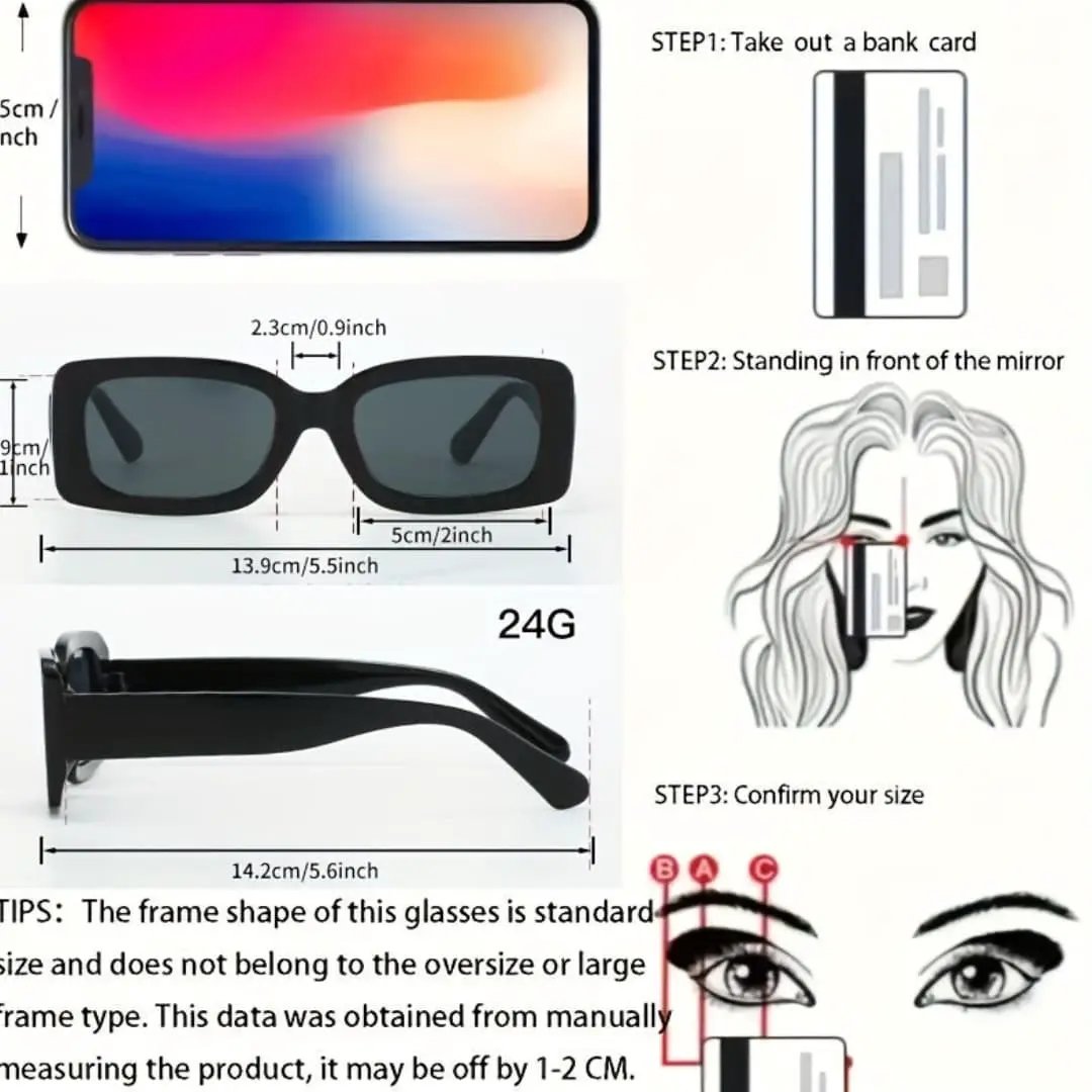 Women's Sunglasses Set with black oversized frames and polycarbonate lenses by Wilfred Smith