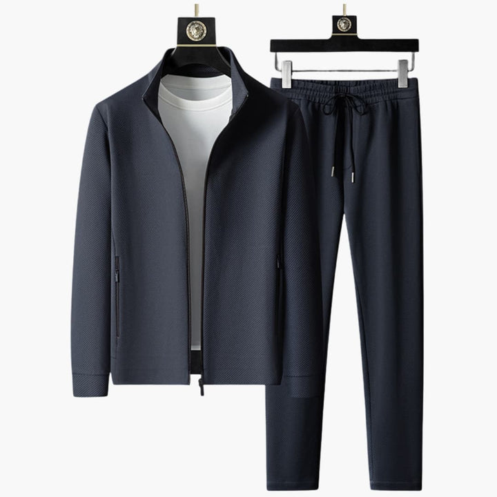 Men’s Tracksuit with Zip Jacket and Drawstring Trousers