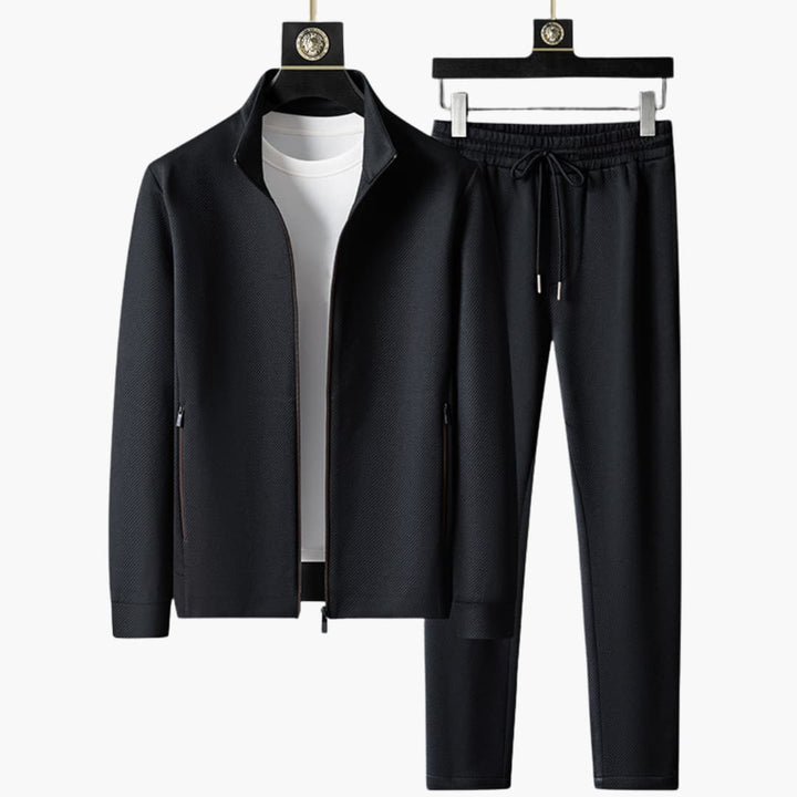 Men’s Tracksuit with Zip Jacket and Drawstring Trousers