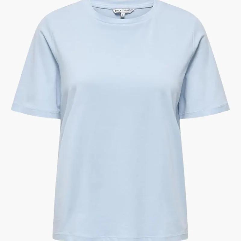 Women’s T-shirt light blue crew neck short sleeves by Wilfred Smith